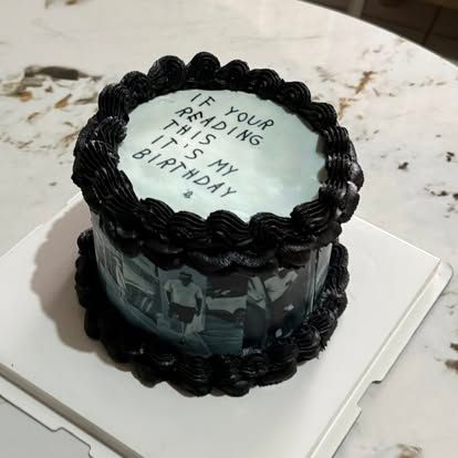 Onyx Lace Cake by b·treats