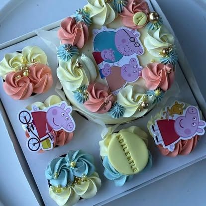 Garden Cupcakes by b·treats